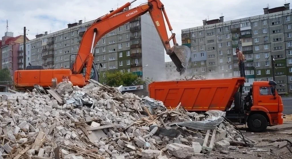 Профессиональный вывоз строительного мусора в Устях-Джегуте в октябре